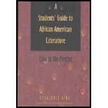A Students' Guide to African American Literature, 1760 to the Present, King, Lovalerie, 0820455210