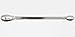 Stainless Steel lab spatula Micro Scoop Reagent Lab Sampling Spoon Lab Spatulas Scoop Bar Spoon Medical Pharmacy Mini Micro Spoon Scoop 2Pcs for 22cm 2 Pcs for 20cm
