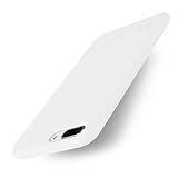 Yajuhoy iPhone 8 Plus Case / iPhone 7 Plus Case, Liquid Silicone Gel Rubber Case Soft Microfiber Cloth Lining Cushion Compatible with Apple iPhone 8 Plus (2017) / iPhone 7 Plus (2016) - White