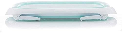 Babify Shower - Vasca da bagno pieghevole senza cuscino da bagno, pieghevole, ultra compatto, antiscivolo, colore: menta