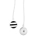 Sephora Earbuds Black & White Limited-Edition 2013, NEW With Re-Usable Velvet Pouch!