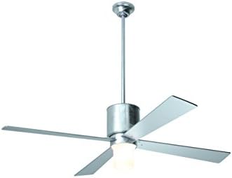 Modern Fan Co LAP-GV-50-SV-552-003 Contemporary Modern 50``Ceiling Fan from Lapa Collection in Pwt, Nckl, B/S, Slvr. Finish,