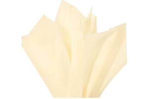 Flexicore Packaging Ivory Gift Wrap Tissue Paper Size: 15 Inch X 20 Inch | Count: 100 Sheets | Color: Ivory