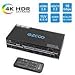 EZCOO HDMI 2.0 Matrix 4x2 4K 60Hz 4:4:4 18Gbps HDR Dolby Vision HDCP 2.2, Audio Breakout SPDIF Optical 5.1CH, Support HDMI Scaler 4K 1080P Work Together, with Firmware Upgrade