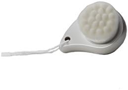 Second Generation Soft Bristle Face Wash Brush for Deep Pore Cleansing by Epicurean Beauty. Massage away dirt, oil and makeup when using with your favorite face wash (White on Pearl)
