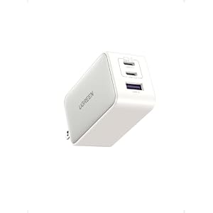 UGREEN Nexode急速充電器 65W TypeC 2C1A 3ポート PD/PPS 4.5A/QC3.0/FCP対応 折り畳み式 ホワイト