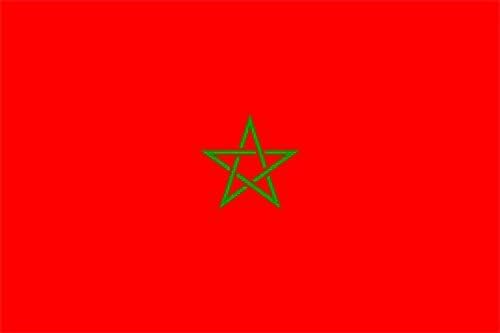 Morocco 3' X 2' 3ft x 2ft Flag With Eyelets Premium Quality Moroccan by 3Ft x 2Ft Flag