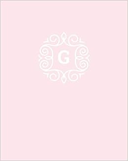 Amazon Com G 110 Dot Grid Pages Monogram Journal And Notebook
