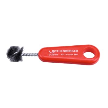 Rothenberger 854186 Internal Brushes for Copper Tube, Red/Silver, 22 mm