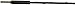 Dorman 76854 Antenna Mast Compatible with Select Toyota Models, Black