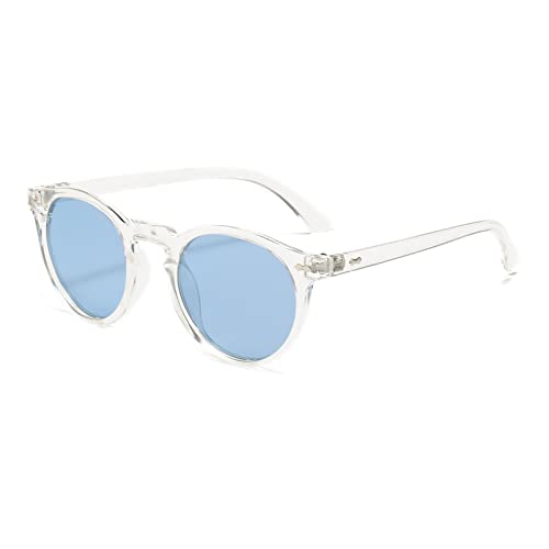 YAMEIZE Polarized Sunglasses Round Oval Retro Vintage Tinted Glasses Fashion Classic for Men Women UV Protection 400