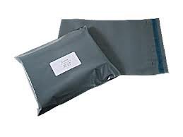 100 x Strong Grey Mailing Postal Bags 6x9" - Realpack®