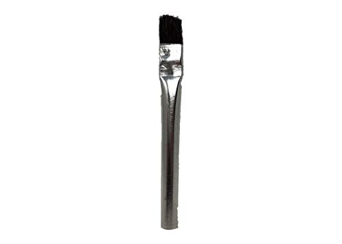 Acid Flux Brush 6" LG X 3/8" Solder, Plumbing, GLUES, Touch UPS, Tin Handle with Horse Hair Heads. Great Inexpensive Brushes for Many uses in The Home. Great Price (72 Ea 3/4" HH)