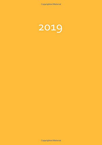 MY BIG FAT CALENDAR 2019 - grapefruit (Great Britain) - 1 day per page, DIN A4
