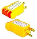 Electrical Receptacle Wall Plug AC Outlet Ground Tester with GFI Reset