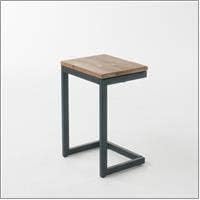 Christopher Knight HomeDarlah Small Firwood Antique Table, Antique, Antique Natural and Black With Blue, 10.25โD x 12.75โW x 19.50โH
