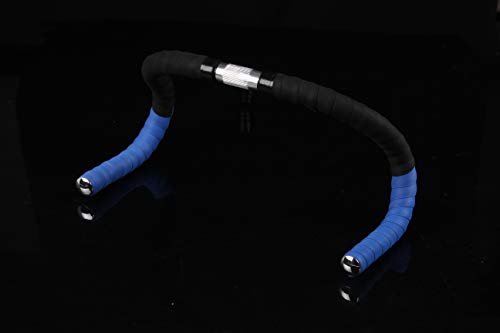 DEERU Two-Tone Tape Bicycle Bar Tape Handlebar Tape Bar Wraps - 2 Rolls per Set (2BLBU)