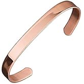 Art Of Creation Handmade Pure Copper Bracelet For Unisex Adjustable Bracelets | Cuff And Kada Yoga Jewelry For Men and Women | India Pattern