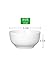 10-Ounce Porcelain Bowl Set，Soup Bowl Set，Dinner Set for Cereal, Soup 8 Packs,White，4.5 Inch