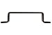 Sliding Barn Door Handle Pull Set | Black Steel or Stainless Steel | Screws Included