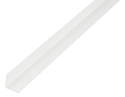 Alberts 478940 Eco Perfil angular | PVC-U, blanco, 1000 x 15 x 15 mm