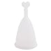 Hengsong Reusable Feminine Protection Cup Menstrual Cup 12 Hours (small, white)