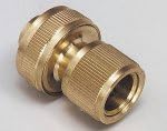 PUTEUS Brass Hose Fitting 3/4 Stop