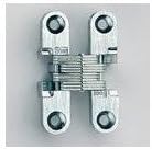 Black Finish Soss Concealed Hinge,Wings measure 3/8 Wide x 1-11/16 Long for 1/2, SOSS #101 by SOSS