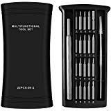 Maexus Deluxe 22 in 1 Precision Screwdriver Set Magnetic Nut Drivers Kit, Professional Electronics Repair Tool Kit with Box for Repair Cell Phone, iPhone, iPad, Watch, Tablet, PC, MacBook Etc.