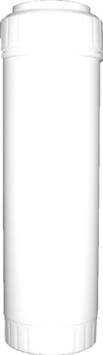 2.5" x 10" Refillable Inline Filter - GAC Coconut Shell Carbon + KDF 55 for Heavy Metal, Iron Removal