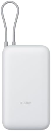 22.5W Power Bank 20000mAh, Cavo Integrato, Grigio