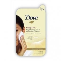 UPC 045893063886, Dove Energy Glow Brightening Facial Cleansing Pillows 14 Pillows