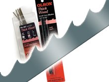 Olson Saw Thick Wood Scroll Saw Blades, One Dozen