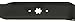 USA Mower Blades (2 MTD610SBP Standard Medium Lift for MTD Bolens Troy-Bilt Massey Ferguson 942-0610 Length 19-5/16 in. Width 3 in. Thickness .150 in. Center Hole 6 Point Star 38 in. Deck