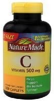 Nature Made Vitamin C 500 mg 500 count Caplets by Bluezone Mall