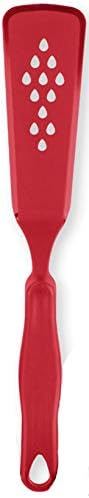 Gourmaid Slim Nylon Spatula/Turner with Holes by Daloplast - Red
