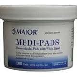 Medi-Pads Maximum Strength With Witch Hazel Hemorrhoidal Hygienic Cleansing Pads 100 Ct *Compare to the same active ingredient in Tucks Pads & Save!* by Tucks Medicated Pads