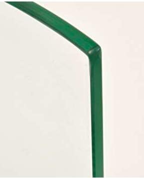 BSM Marketing Glass Corner Shelves Clear 200mm 6mm Toughened Pack of 2, 20x20cm - Image 4