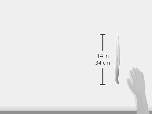 Shimomura Kogyo OVD-16 Verdan Willow Blade Knife, 8.3 inches (210 mm), Molybdenum Vanadium Steel, Dishwasher Safe, Made in Japan