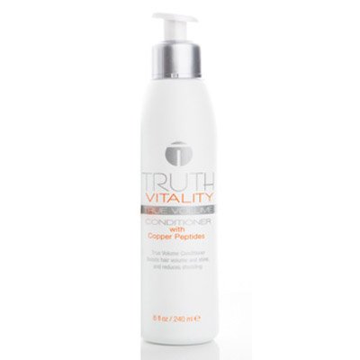 Truth Vitality True Volume Conditioner with Copper Peptides | Combats Thinning Hair and Restores Volume | Hydrates and Adds Shine | Sulfate and Paraben Free (8 oz)