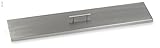 American Fireglass Fire Pit Burner Cover, Linear, 39x9 Inch