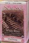 Numi Organic Tea White Rose, Full Leaf White Tea, 16-Count non-GMO Tea Bags