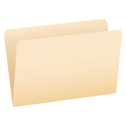 Pendaflex Essentials file Folders, straight Cut, top Tab, Legal, Manila, 100 per box, (753EE)