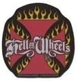 Michael Landefeld - Hell On Wheels Red Iron Cross With Flames- Antenna Topper
