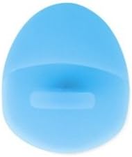 Okayji Cleansing Pads, Silicone Face Scrubbers Soft Exfoliates Cleansing Tool Massage Blackhead Removing Baby Pet Shower (Blue)