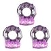 3Pcs Orgasmic Vibrating Erection Ring, Purple
