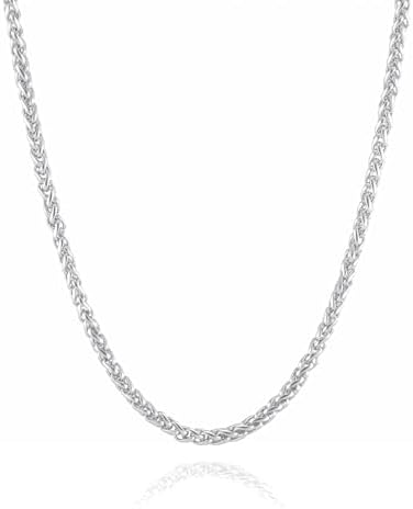 Amazon.com: Solid Silver Key chain, Thin Wallet Chain, 925 Solid