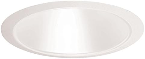 Juno Lighting 27W-WH 6-Inch Tapered Downlight Cone, White Trim with Gloss White