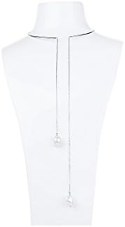 Sterling Sliver Freshwater Pearl Chain Necklace