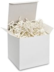 Teschco 1 LB Ivory Crinkle Cut Paper - High Quality Shred Filler Perfect for Gift Wrapping &amp; Basket Filling.